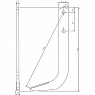 RRT16264 Hak do frezarki Carbide 40x10 długość=360