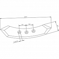 4448981KR Redlica kultywatora TopDown 80mm