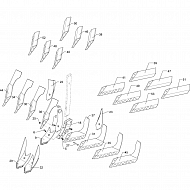 3015785 Wkręt z łbem stożkowym płaskim komplet M12x33 12.9
