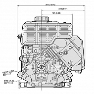 FE170DAS51 Silnik H Kawasaki 5,5 KM 20 mm
