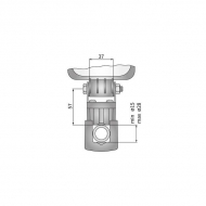LA10042 Uchwyt sztywny do lampy roboczej