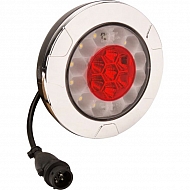 LA40002 Tylne światło pozycyjne LED, przeciwmgielne i cofania, 5-pinowe