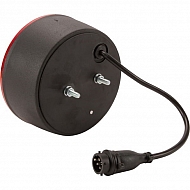 LA40046 Lampa tylna zespolona LED, okrągła 12V fi 142 mm 5-pin Kramp