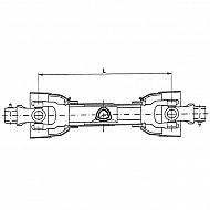 PTO40T1010ORCGP Wał Gopart, PTO 40 460 Nm, ze sprzęgłem 1-kierunkowym, L-1010 mm