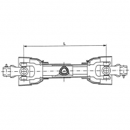 PTO40T1210GP Wały przegubowe standard seria 40 Gopart, L-1210 mm, 460 Nm