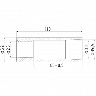 KK221095N Tuleja 51x110mm