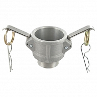 HCN100BAL038 Złącze Camlock typ B 1-1/2 cal gwint zewnętrzny 1-1/2 cal aluminium