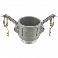 HCN100BAL051 Złącze Camlock typ B 2 cal gwint zewnętrzny 2 cal aluminium