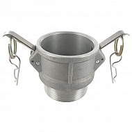 HCN100BAL063 Złącze Camlock typ B 2-1/2 cal gwint zewnętrzny 2-1/2 cal aluminium