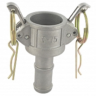 HCN100CAL019 Złącze Camlock typ C 3/4 cal króciec na wąż 3/4 cal aluminium