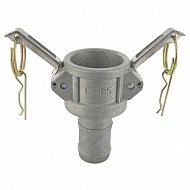HCN100CAL032 Złącze Camlock typ C 1-1/4 cal króciec na wąż 1-1/4 cal aluminium