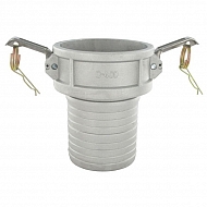 HCN100CAL102 Złącze Camlock typ C 4 cal króciec na wąż 4 cal aluminium