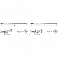 FT30BPT Zęby ładowacza czołowego 1250mm