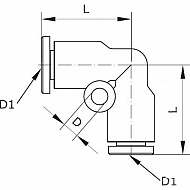 EC4P Śrubunek wtykowy L 4 mm