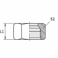 MV4LL Nakrętka M8x1 4LL