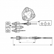 224718 Linka hamulca, ALKO, 1829/2085