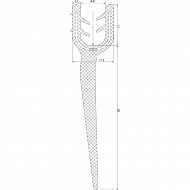 CA3671 Uszczelka gumowa, 39 mm