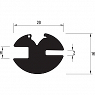 CA8530 Uszczelka gumowa, H