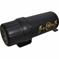 MB115020 Pojemnik na dokumenty fi  109x312 mm z tworzywa sztucznego, czarny