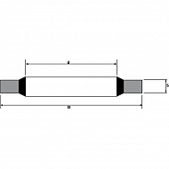 TT85X134X1 Pierścień Usit, podkładka metalowo-gumowa 8,5x13,4x1,0, 
