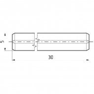 1481530 Kołek sprężysty 5X30