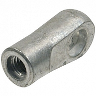 CA92264 Ucho przyłączeniowe sprężyny gazowej, aluminiowe