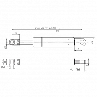 CA048941 Sprężyna gazowa L700-650N