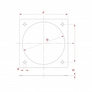 6309805Z Uszczelka do kołnierza czworokątnego, 4"; 5"; 6" gr. 5.5 mm Perrot, KRAMP