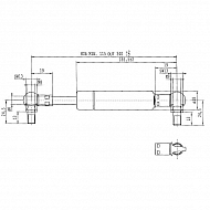 CA063967 Sprężyna gazowa typ D, L340-100N