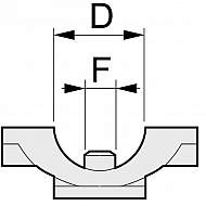 4012065 Uchwyt dyszy 1" 3-drożny