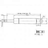 CA377171 Sprężyna gazowa, L200,5-220N