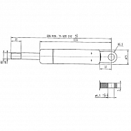 CA049271 Sprężyna gazowa, L242-100N
