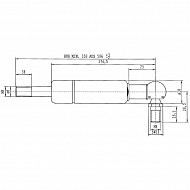 CA477257 Sprężyna gazowa, L586-140N