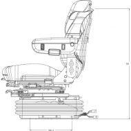 AS5090AC Siedzenie z amortyzacją powietrzną Sears