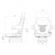 G1081366 Siedzenie Compacto Comfort M