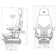 G1294557 Siedzenie Actimo XL 12 V