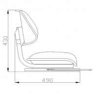TS20000GP Siedzenie dzielone
