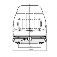 TS45000GP Siedzenie z amortyzacją mechaniczną