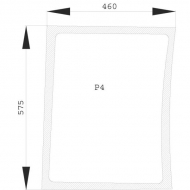 7700062365N Szyba przednia, dolna 575x460 mm