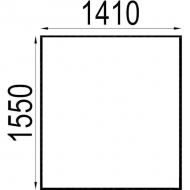 80449114N Szyba kabiny, przednia, wielowarstwowa 1550x1410 mm