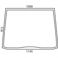 D6715 Szyba przednia 1010x820 mm