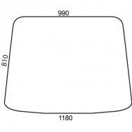 D6726 Szyba przednia 1155x830 mm