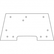 D6931 Szyba przednia, górna 1200x702 mm