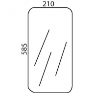 D9002 Szyba przednia, dolna 580x210 mm