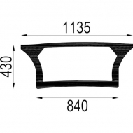 01052100N Szyba tylna, dolna