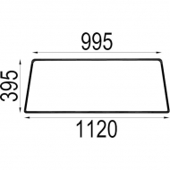 92002150N Szyba tylna, górna 1120x390 mm