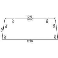 D6794 Szyba tylna, górna 1230x455 mm