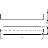 6885149125 Wpust pryzmatyczny Kramp, 14x9x125 mm