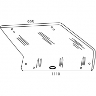 D9016 Szyba tylna, górna 1100x740 mm