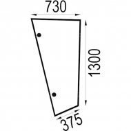 80428482N Szyba kabiny, boczna 1400x730 mm